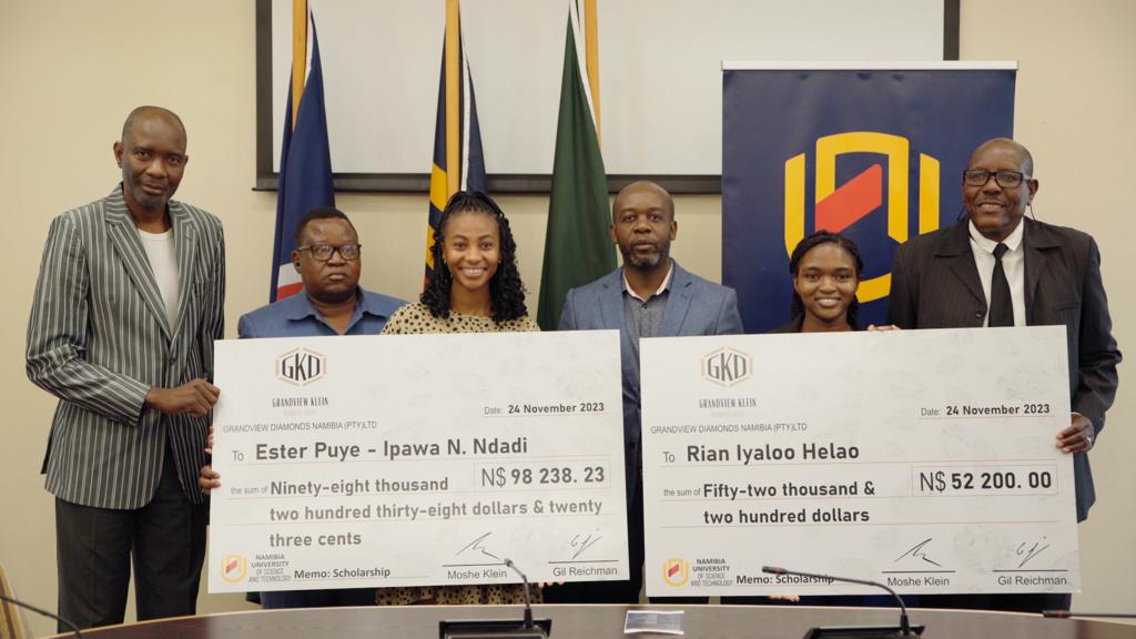 GRANDVIEW KLEIN AWARDS TWO SCHOLARSHIPS IN NAMIBIA